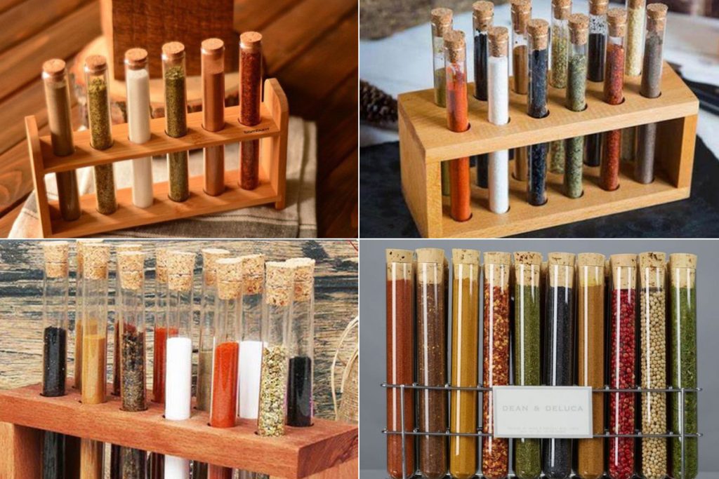 جا ادویه ای لوله ای 8 عددی بامبوم مدل وانیل کد B0424